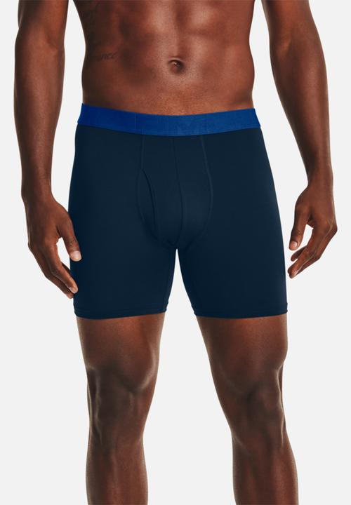 Under Armour - UA Tech™ Mesh 6" Boxerjock® – 2-Pack -Royal & Academy Blues