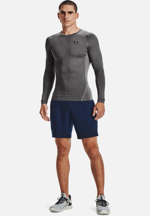 Under Armour - UA HeatGear® Armour Long Sleeve Comp Tee- Carbon heather