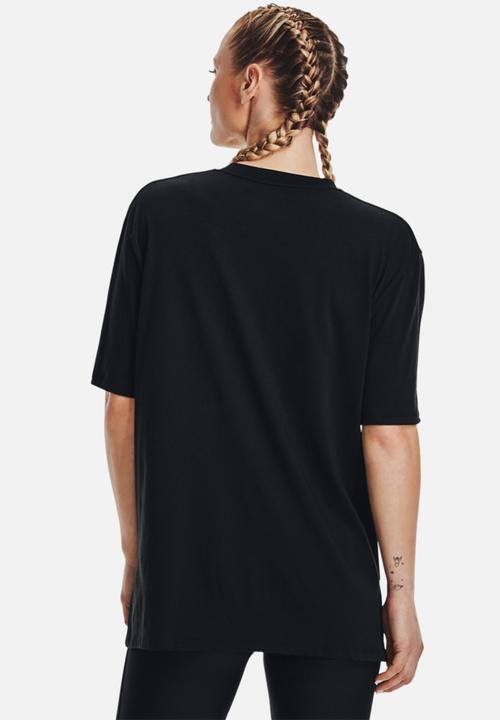 Under Armour - Oversized graphic short sleeve - black & white