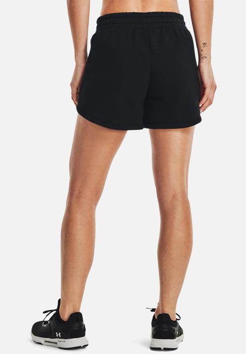 Under Armour - Rival fleece short - black & white
