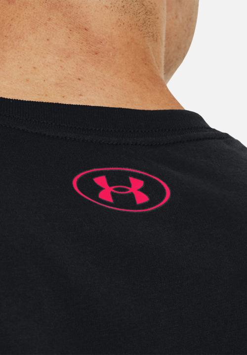 Under Armour - UA Athletic Department Colorblock SS Tee - Black/Red