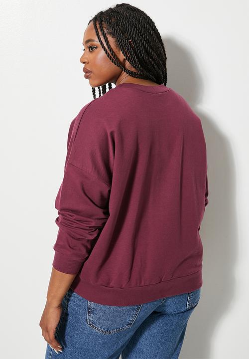 Superbalist - Crew neck sweat - windsor wine