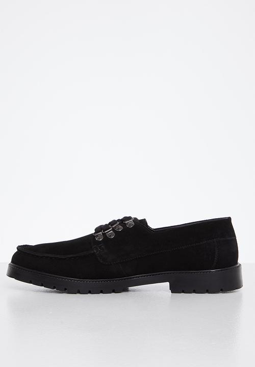 Lark & Crosse - Baker suede shoe - black