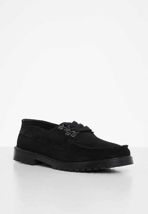 Lark & Crosse - Baker suede shoe - black