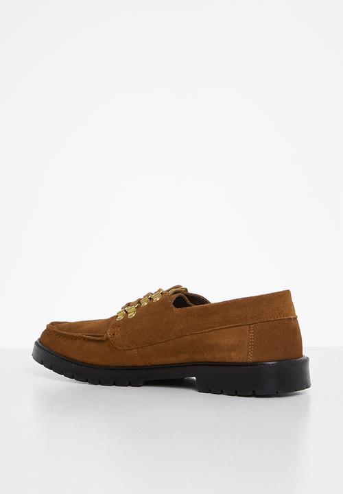 Lark & Crosse - Baker suede shoe - tan