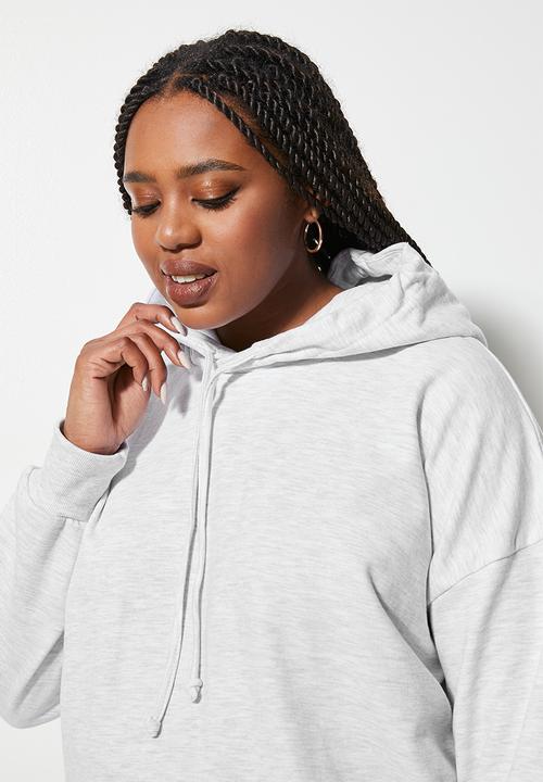 Superbalist - Longline hoodie - ice melange