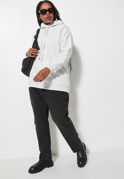 Superbalist - Longline hoodie - ice melange