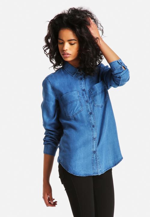 Native Youth - Denim Tencel Shirt