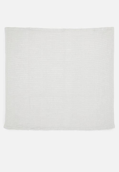 Little Lumps - Cellular blanket - grey