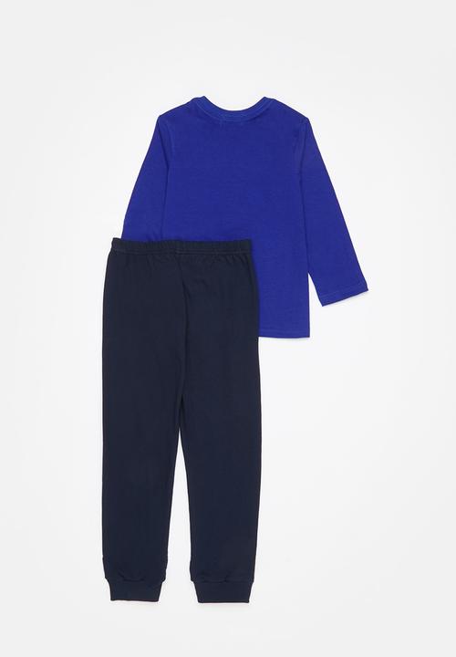 Superbalist Kids - Boys Nasa long sleeve tee & pants pj set - royal & navy