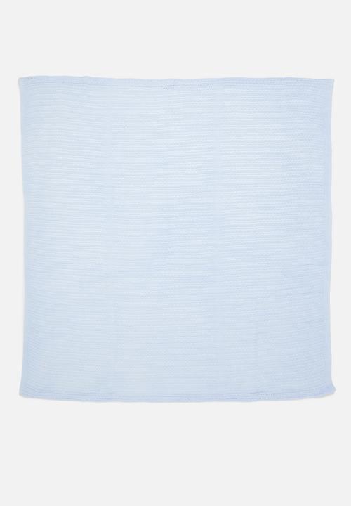 Little Lumps - Cellular blanket - blue