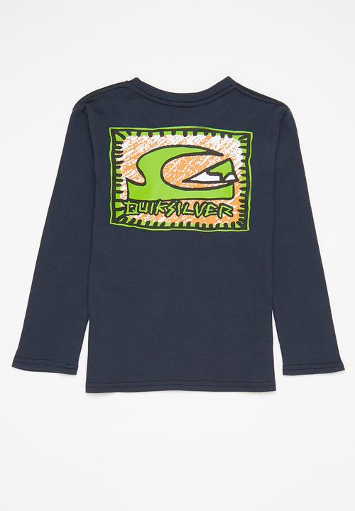 Quiksilver - Open wide long sleeve boy - navy 