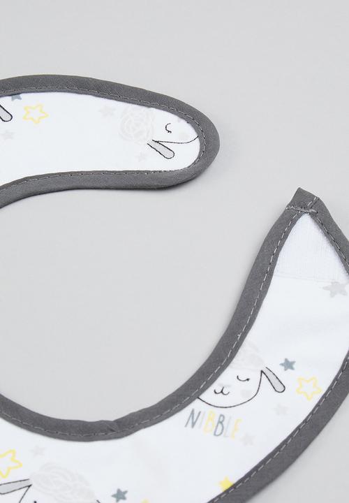 Character Group - 2-Pack jersey bibs - white/grey
