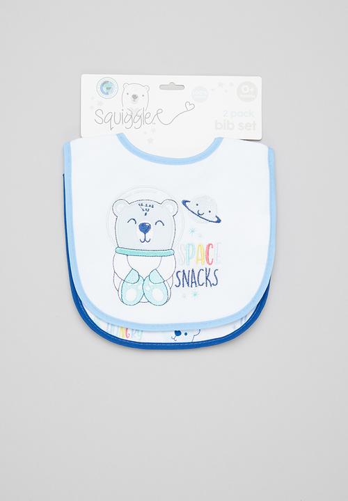 Character Group - 2-Pack jersey bibs - blue