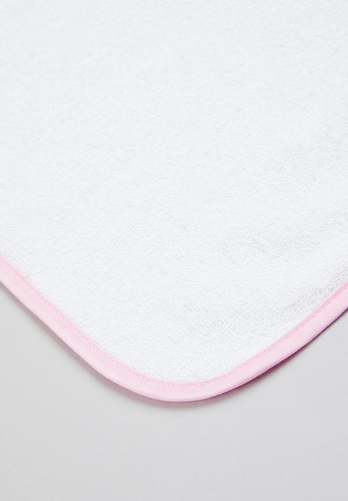 Character Group - Bunny hooded towel - white/pink