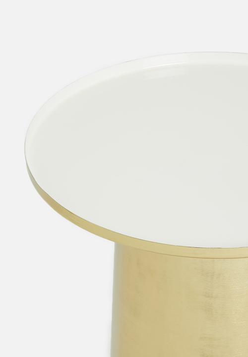 Sixth Floor - Liquid side table - gold