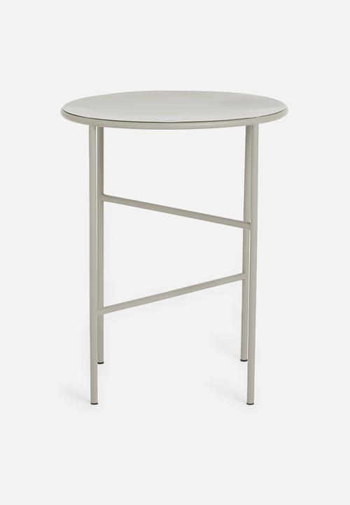 Sixth Floor - Metal side table - grey
