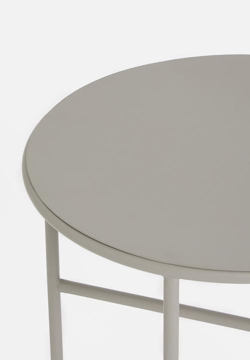 Sixth Floor - Metal side table - grey
