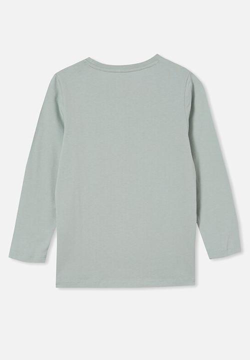 Cotton On - Penelope long sleeve tee - stone green