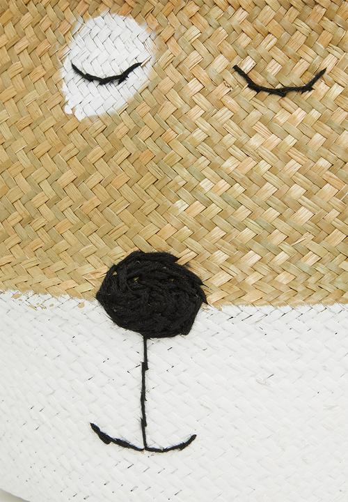 Sixth Floor - Wink storage basket - natural & white