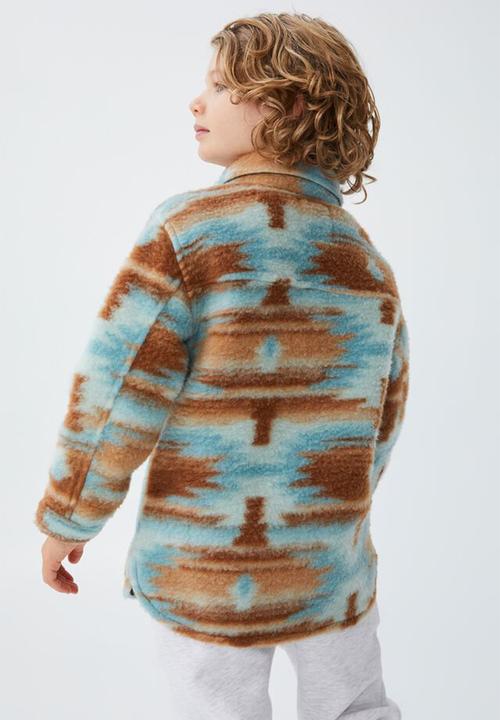 Cotton On - Heath brushed shacket - coco jumbo