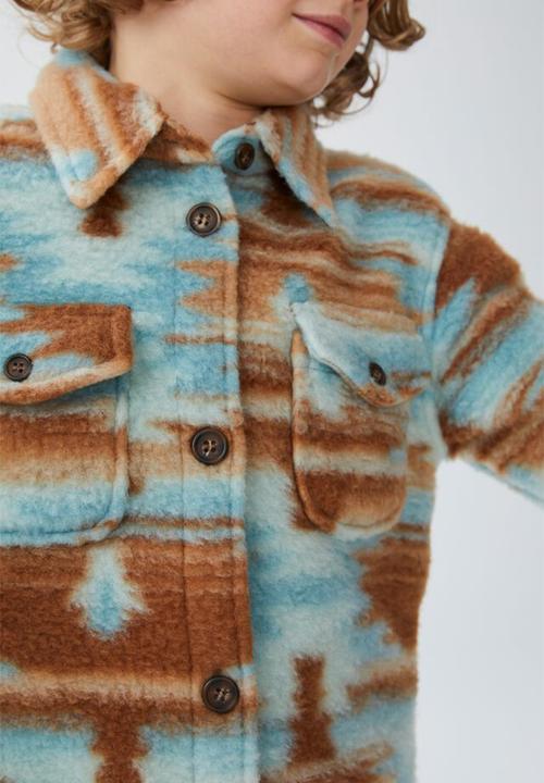 Cotton On - Heath brushed shacket - coco jumbo