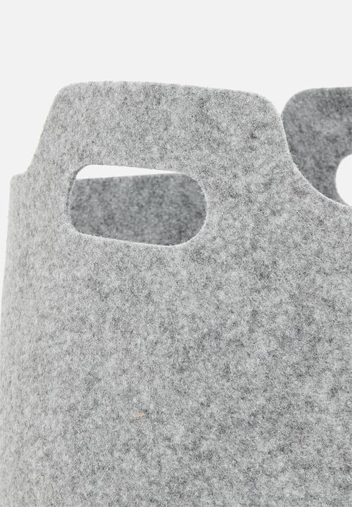The Joinery - Storage basket - grey felt