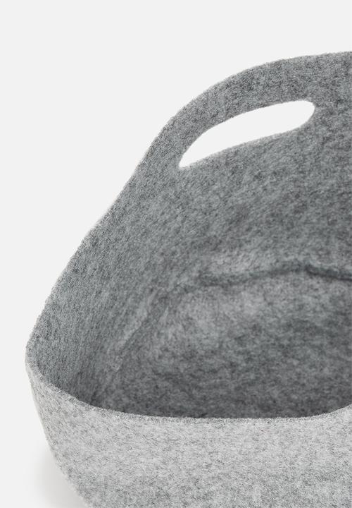 The Joinery - Storage basket - grey felt