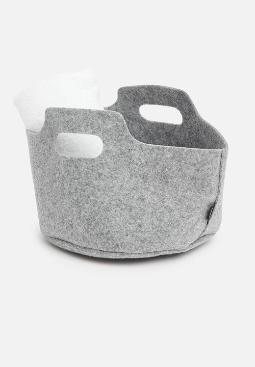 The Joinery - Storage basket - grey felt