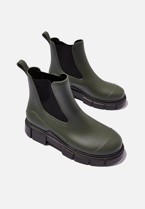 Cotton On - Storm rain boot - khaki