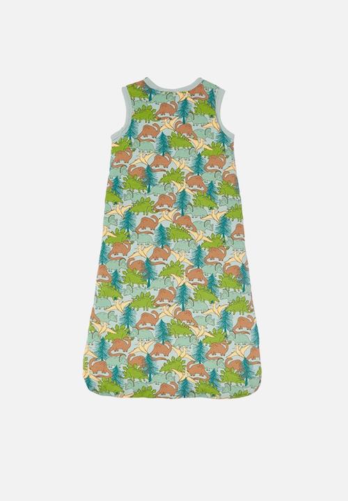 Cotton On - The winter sleepy bag - stone green/dino forest