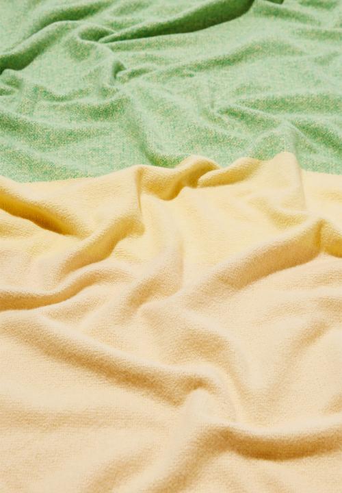 Rubi - Brady blanket scarf - bright green stripe