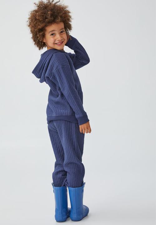 Cotton On - Kira trackpant - indigo rib