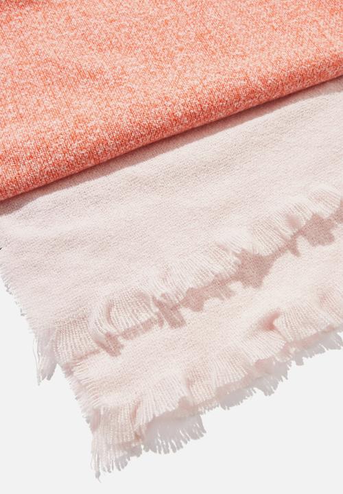 Rubi - Brady blanket scarf - vintage orange stripe