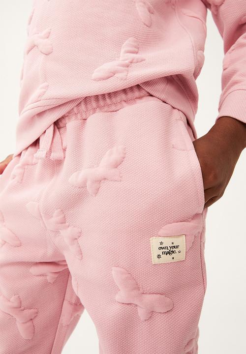 Cotton On - Kendra jacquard trackpant - pink