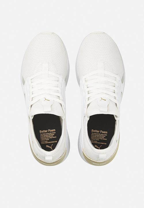 PUMA - Better foam adore pearlized wn's - puma white-puma team gold