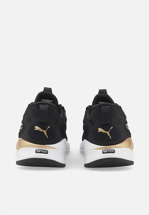 PUMA - Softride premier metallic wn's - puma black-puma team gold