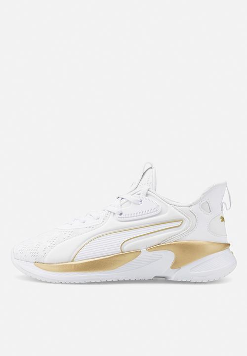 PUMA - Softride premier metallic wn's - puma white-puma team gold