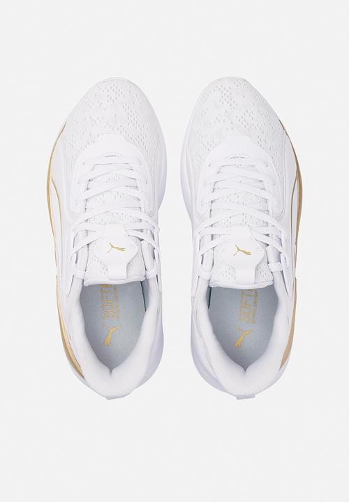 PUMA - Softride premier metallic wn's - puma white-puma team gold