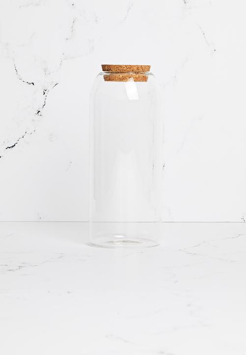 Sixth Floor - Storage glass cannister set of 3 - clear