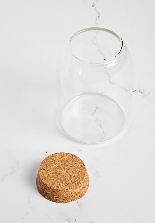 Sixth Floor - Storage glass cannister set of 3 - clear