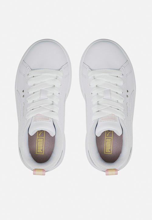 PUMA - Mayze shiny ps - puma white-chalk pink
