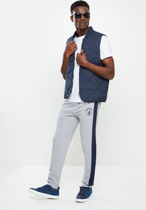 POLO - Men sport webbing jogger - grey mel