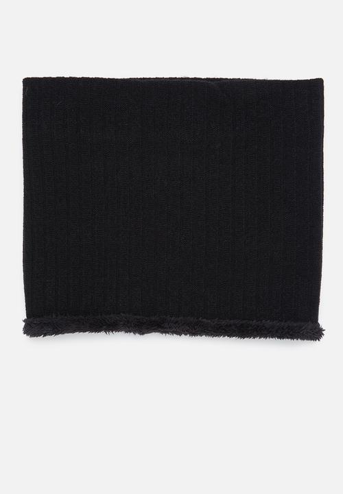 edit - Snood scarf - black