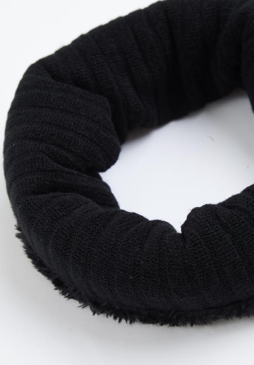 edit - Snood scarf - black