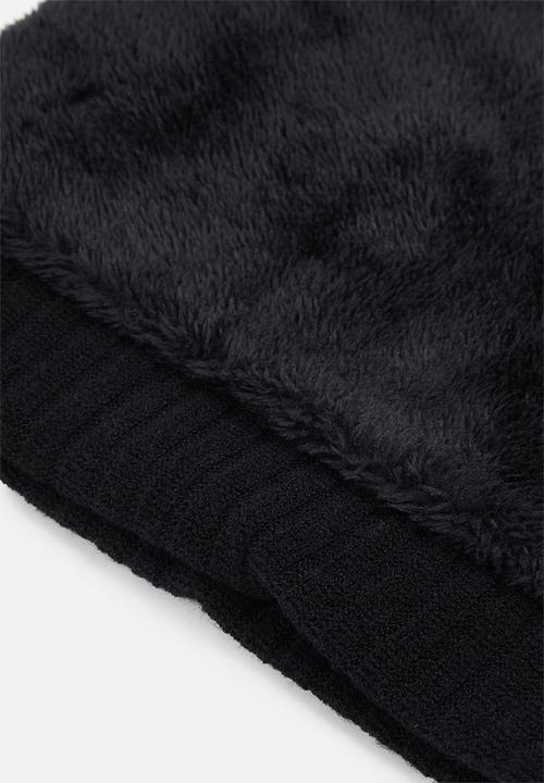 edit - Snood scarf - black