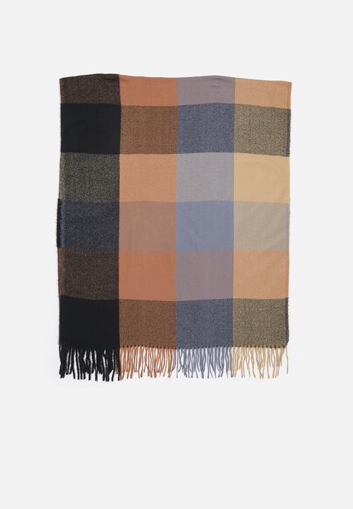 edit - Colourblock infinity scarf - multi