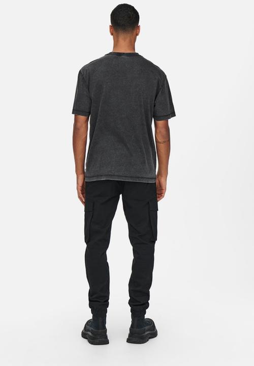 Only & Sons - Ledzeppelin rlx short sleeve tee - black