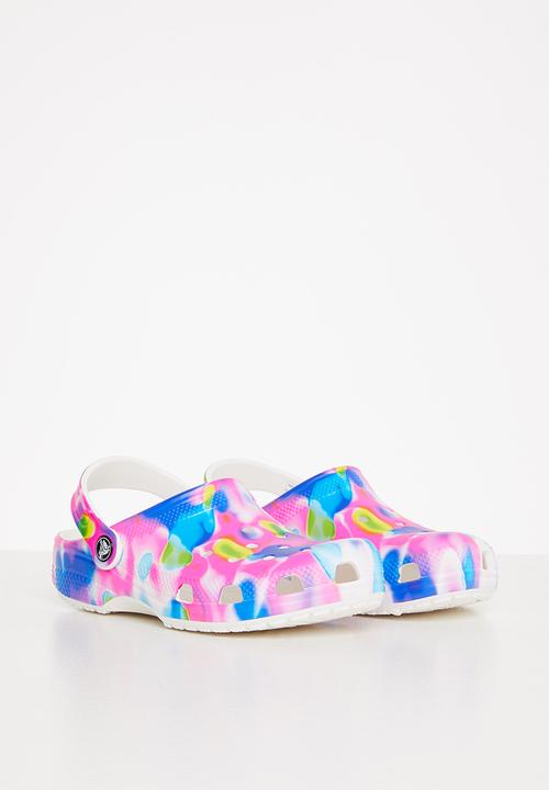 Crocs - Classic solarized cgk - pink & white
