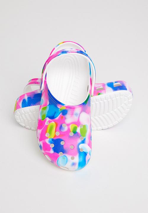 Crocs - Classic solarized cgk - pink & white